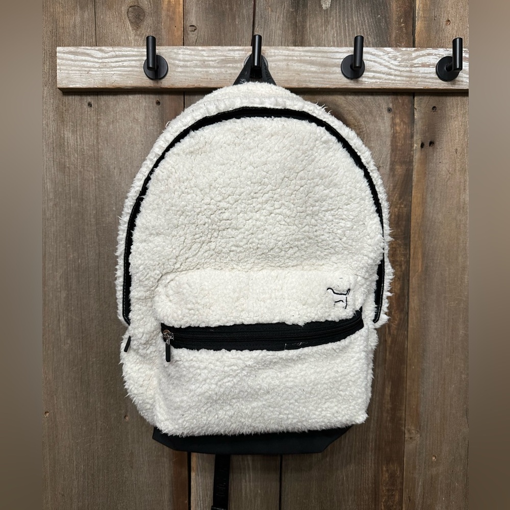 Victoria’s Secret PINK Campus Backpack Sherpa Limited Edition Full Size